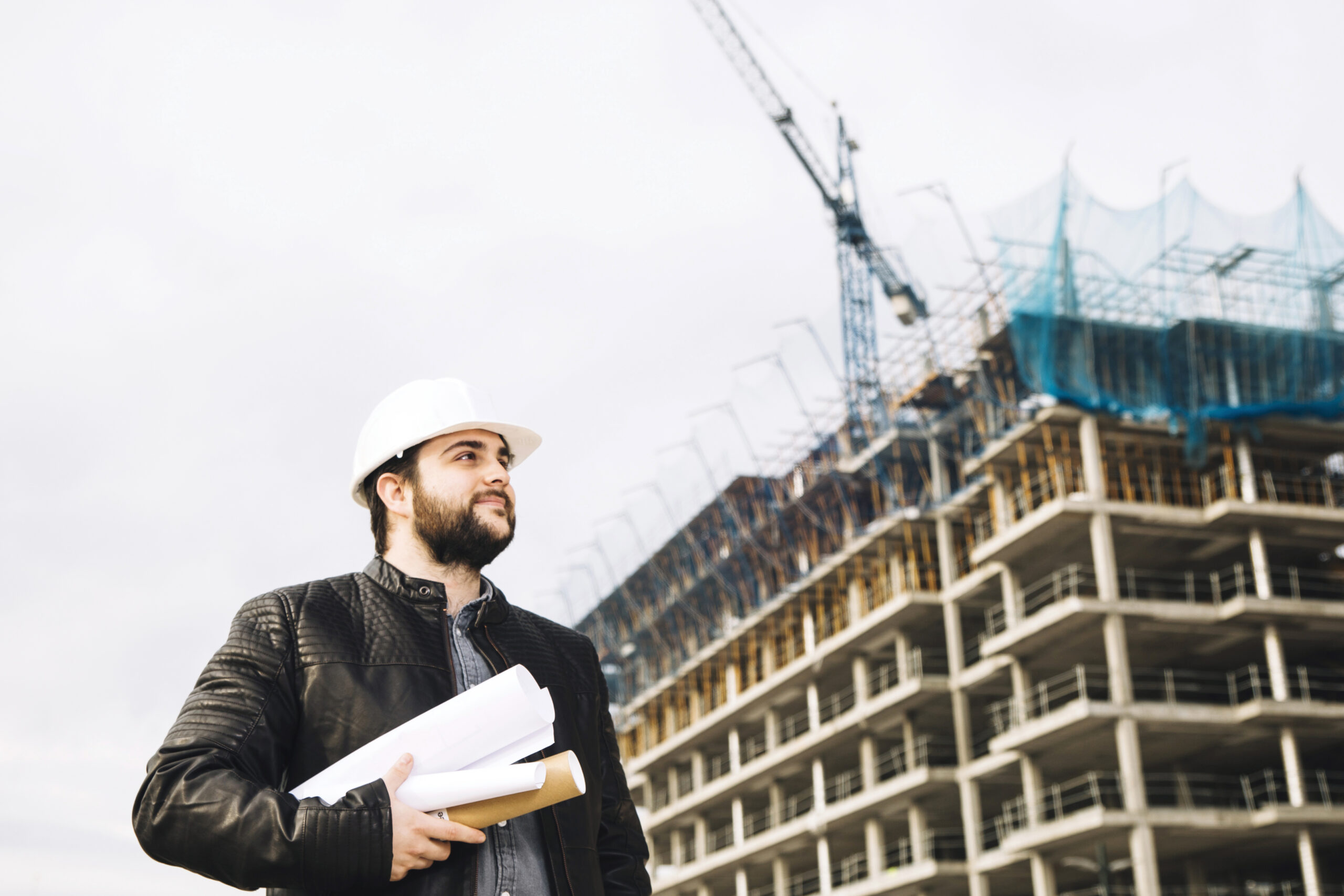 engineer construction site